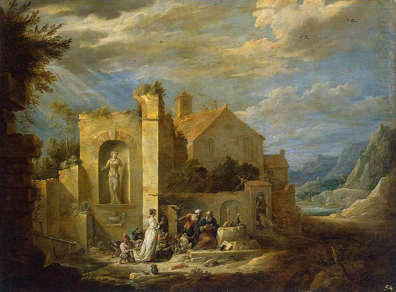 Temptation of St Antony, David Teniers the Younger